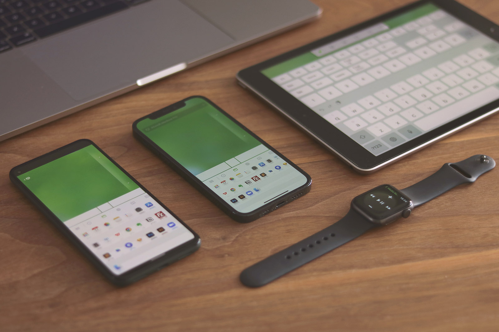 Remote Mouse running on iPhone, Android phone, Mac and Windows PC